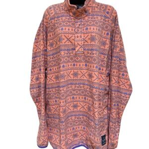 Comfy & Cozy Vintage Patterned Plush Pullover⭐️NEVER WORN⭐️